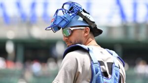J.C. Escarra shoulders blame for Yankees loss after catcher's interference leads to big inning for Blue Jays