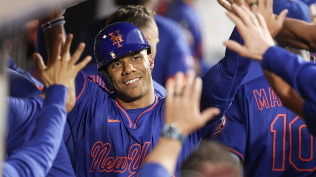 Seventh inning homers from Ronny Mauricio, Juan Soto help Mets secure sweep of Giants