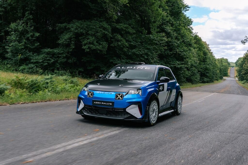 Alpine reveals new all-electric rally car