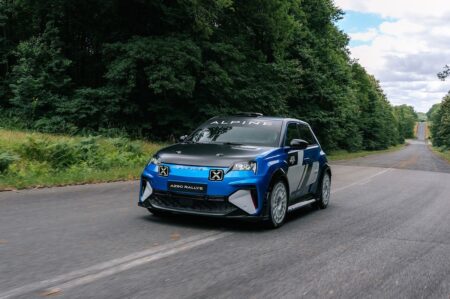Alpine reveals new all-electric rally car