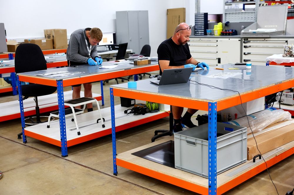 Cadillac F1 Team works shop