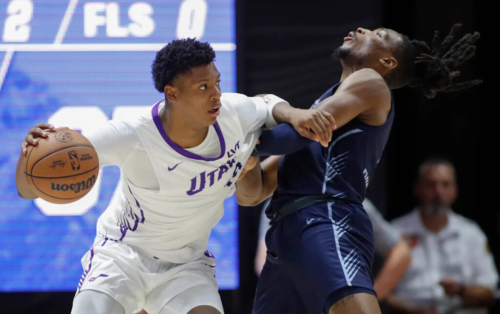 NBA Summer League: Jazz rookie Ace Bailey drops 18 points, throws down 2 huge dunks in win over Grizzlies