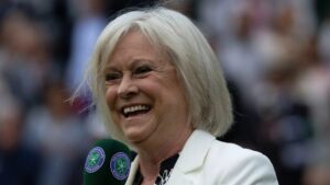 BBC legend Sue Barker broke golden rule at Wimbledon and was caught out by music icon