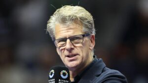 BBC commentator slammed as he repeatedly gets name of Wimbledon star’s Wag – who is US football star – wrong