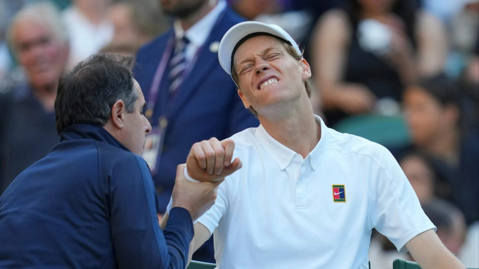 Jannik Sinner injury fears as he schedules MRI hours after Dimitrov retirement with Wimbledon quarter-final at risk
