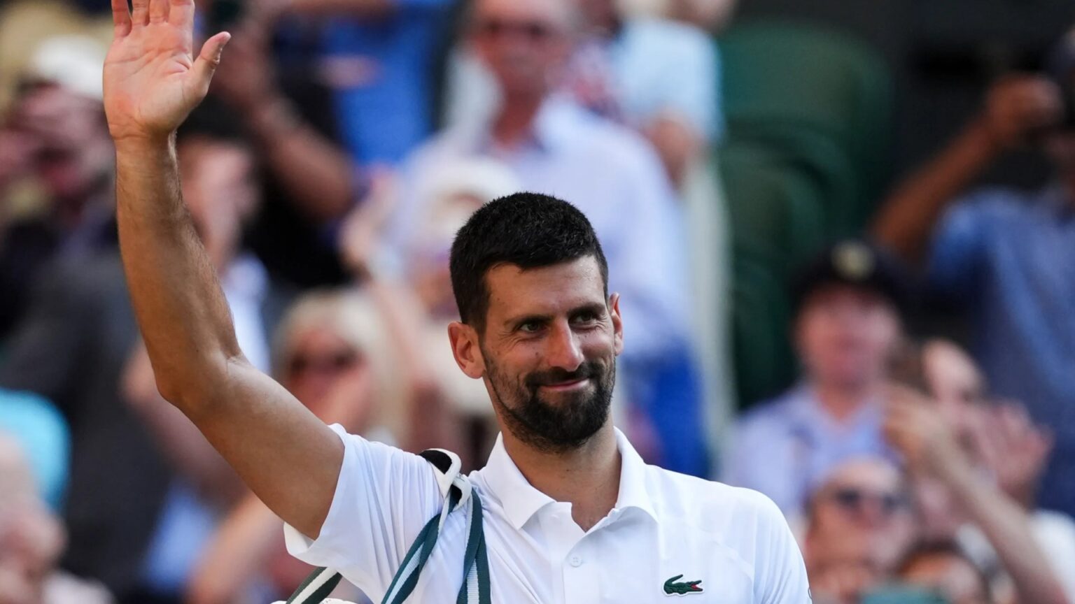 Emotional Novak Djokovic waves goodbye to Wimbledon crowd as BBC commentator says ‘it’s time for the new guard’