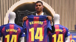 Marcus Rashford back with ex-fiancee Lucia Loi two years after split as childhood sweetheart joins him in Barcelona