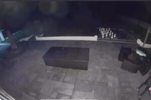 England star slams ‘low life’ burglars who robbed London home and took off with valuables as he shares shock footage