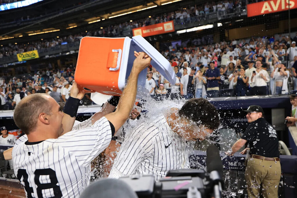 Yankees spoil near-no-hitter from Mariners’ Bryan Woo with Aaron Judge walk-off sacrifice fly in extras