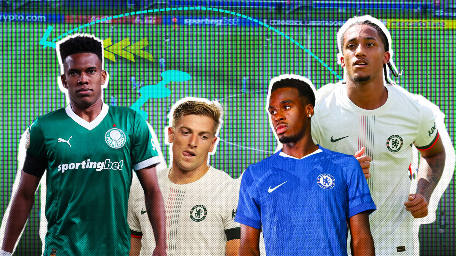 How Maresca can fit £190m new strikers Delap, Joao Pedro, Gittens and Estevao into his Chelsea team next season