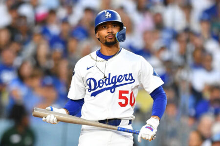 Dodgers move Mookie Betts to leadoff spot in attempt to break him out of season-long slump