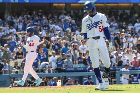 From a day off to the leadoff spot, Dodgers try unraveling mystery of Mookie Betts’ slump