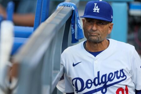 Dodgers coach Dino Ebel’s eldest son learned lessons from the pros