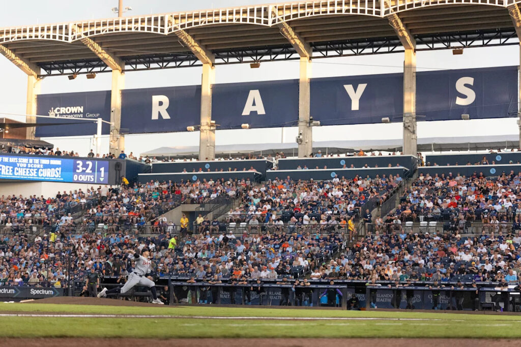 Tampa Bay Rays will play postseason home games at Steinbrenner Field if they make playoffs, Rob Manfred says