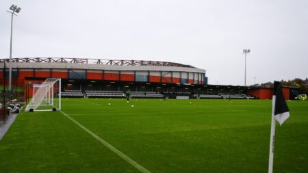 Two-time FA Cup finalists leave world-famous 51,866-seater home to play in tiny stadium holding just 990 fans