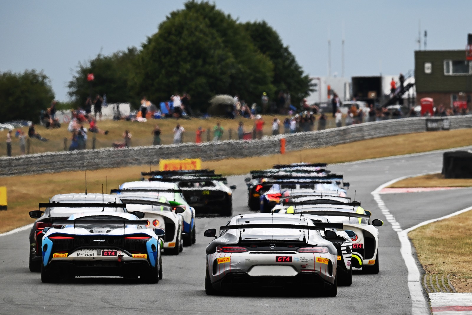 Busy field of big GT machinery turned up the heat at Snetterton