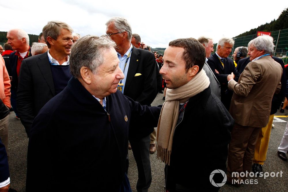 Jean Todt, President, FIA, with his son Nicolas Todt