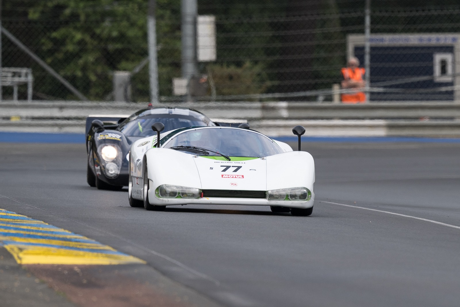 One of the more unusual cars in action was the WM recreation