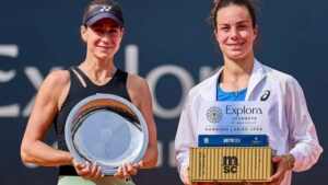 ‘I’m dead’ say fans as tennis ace wins bizarre trophy shaped like SHIPPING CONTAINER with replica selling for £1 online