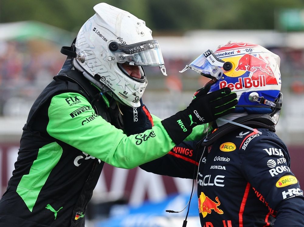 Nico Hulkenberg, Sauber, Max Verstappen, Red Bull Racing