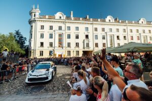 Solberg stuns WRC field to lead Rally Estonia on Rally1 return