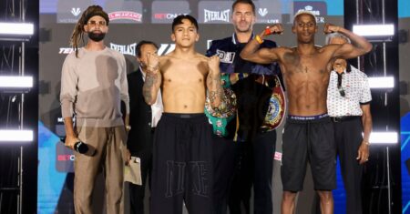 Jesse ‘Bam’ Rodriguez 114.8 vs. Phumelela Cafu 115 – Official DAZN Weigh-in Results for Saturday