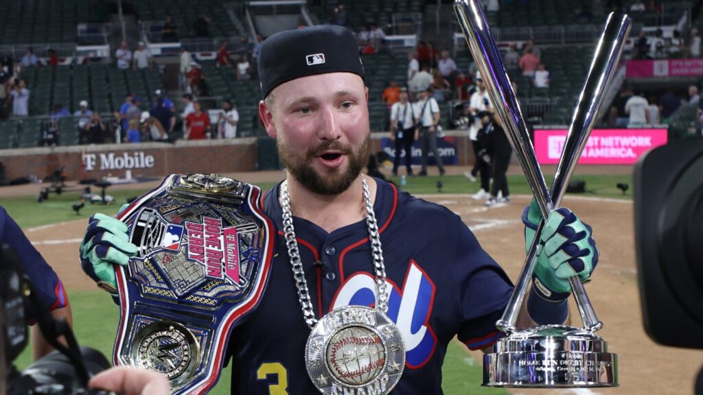 Seattle’s Cal Raleigh becomes first catcher and switch-hitter to win Home Run Derby