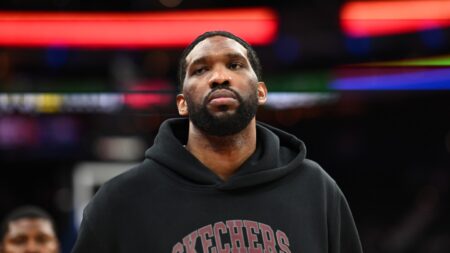 Patient Joel Embiid says no timeline set for his return, but hopes it’s ‘sooner rather than later’