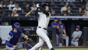 Bellinger hits three two-run homers against former team, Yanks beat Cubs 11-0 for fifth win in row