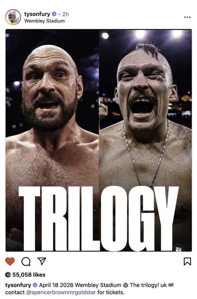 Image: Fury vs. Usyk III on April 18 2026 in London? Is Tyson Fury Actually Serious This Time? (Probably Not)