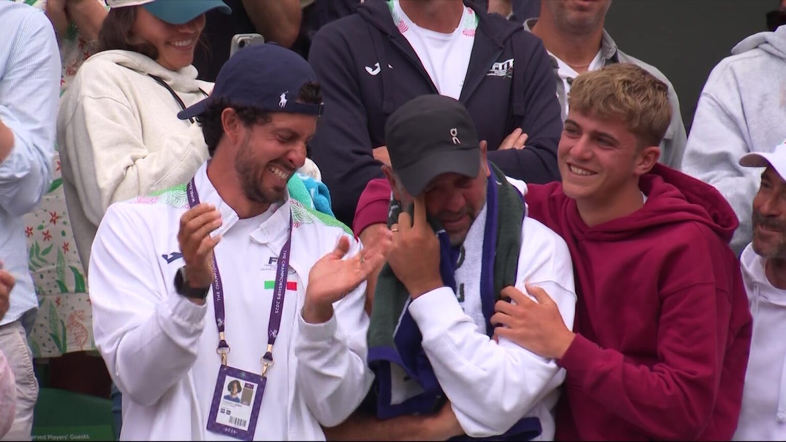 Wimbledon star’s dad breaks down in tears live on BBC after seeing ’emotional’ son beat former finalist – The Sun
