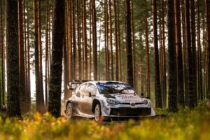 Rovanpera survives puncture to double lead 