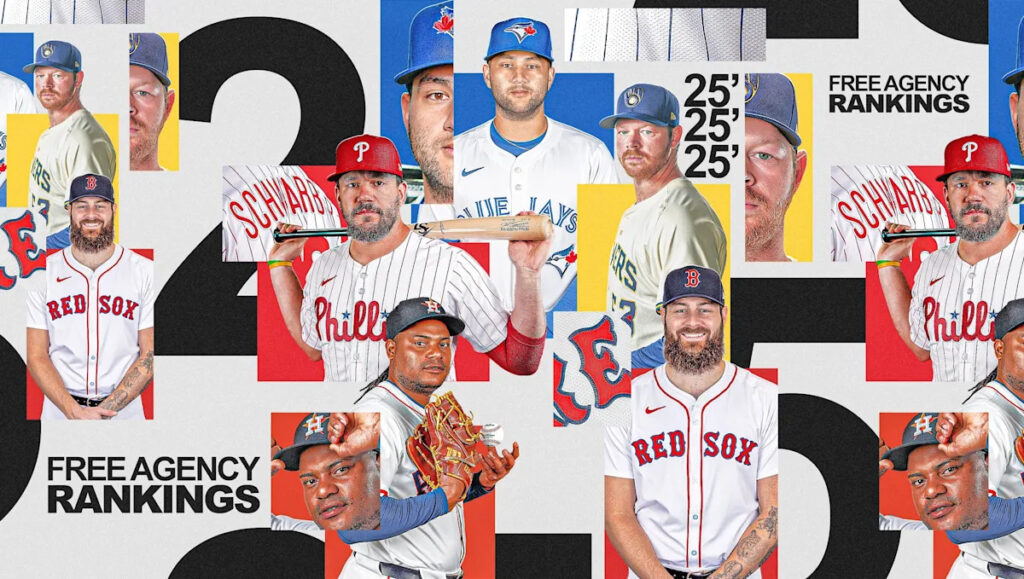 MLB free-agency rankings 2025-26: Kyle Schwarber joins top 3 behind Kyle Tucker, Alex Bregman in latest edition