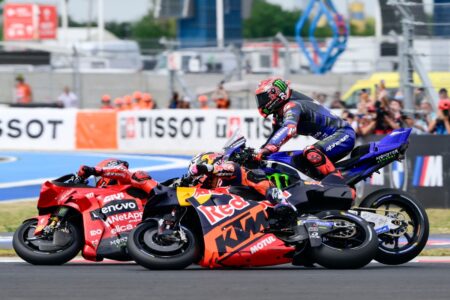 Quartararo hit with Hungarian GP penalty after first-corner sprint shunt