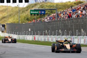Norris tops McLaren 1-2 in FP1 as Antonelli causes red flag