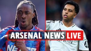 Arsenal transfer news LIVE: Gunners ‘on verge’ of making Eze bid, Rodrygo ‘LOAN’, Arteta issues triple injury update