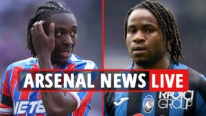 Arsenal transfer news LIVE: Eze ‘to Gunners LATEST’, Lookman ‘REJECTS move’, Premier League ‘rivals eye Rodrygo’