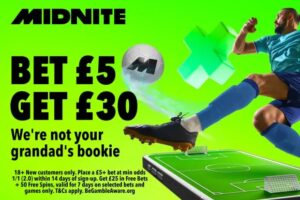Crystal Palace vs Liverpool: Get £25 in football free bets and 50 free spins when you join Midnite