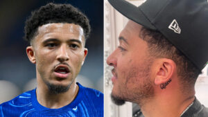 Man Utd outcast Jadon Sancho makes romantic tattoo gesture to Saweetie as dating rumours swirl