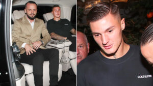 Benjamin Sesko soaks up new life in Manchester as Man Utd star eats out at popular footballer restaurant after unveiling