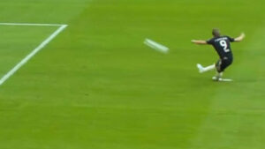 Harry Kane scores against Tottenham and then balloons penalty miles over after new signing gave away spot kick