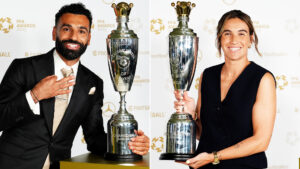 Mo Salah wins PFA Player of the Year as Nottingham Forest show up Man Utd and Man City at awards