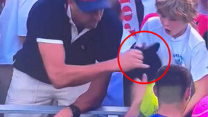 ‘What a terrible man’ – Disgraceful US Open fan goes viral for snatching cap from devastated kid as tennis star responds