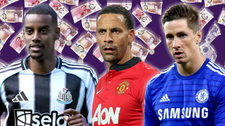 Top 10 highest Premier League transfers after inflation revealed with £120million Alexander Isak move miles off