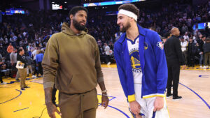 Pat Beverley makes bold Klay Thompson, Paul George parallel – NBC Sports Bay Area & California