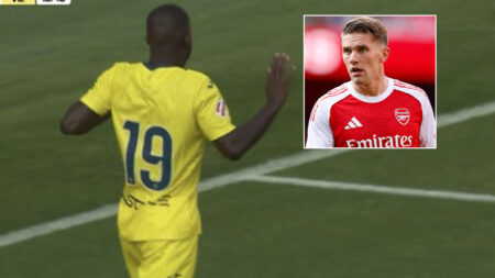 ‘This is hell on Earth’ – Arsenal fans in meltdown as forgotten flop scores opener on Viktor Gyokeres’ home debut