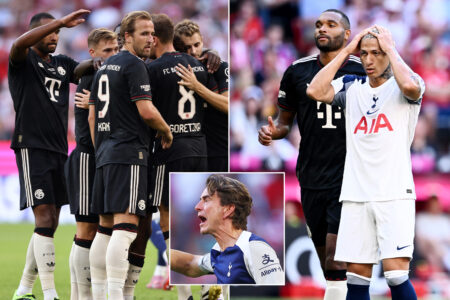 Bayern Munich 4 Tottenham 0: Thomas Frank’s side humiliated by German champions… days before facing PSG in Super Cup