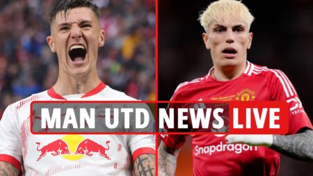 Man Utd transfer news LIVE: Sesko LANDS in Manchester ahead of medical, Garnacho’s EXIT updates, Baleba contact made