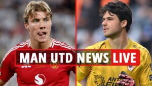Man Utd transfer news LIVE: Hojlund EXIT latest, Fernandes wanted by Saudis, United advance for £17m goalkeeper