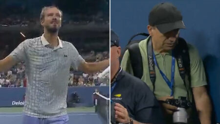 Photographer at centre of Daniil Medvedev US Open meltdown calls in LAWYERS over ‘lynching’